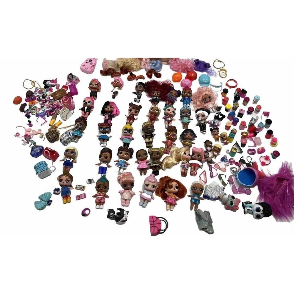 Lol Surprise Doll Huge Lot OMG Doll Pets Mini Accessories Clothes Bottles